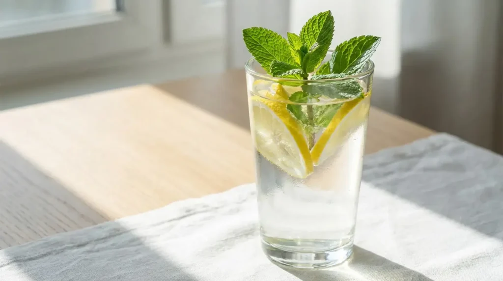 boissons alcalines eau citronnée équilibre pH alimentaire