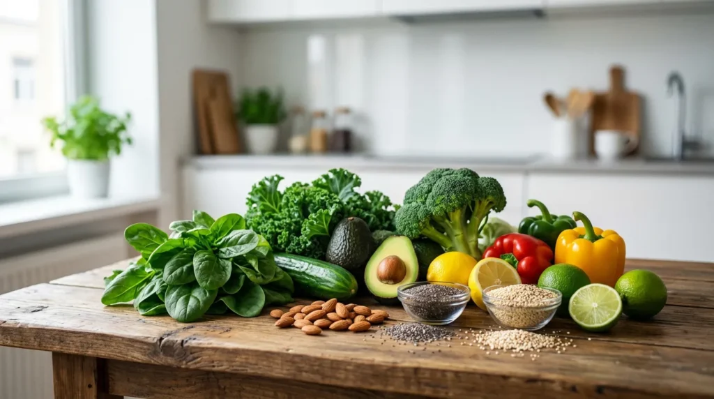 meilleurs aliments alcalins à privilégier légumes verts citron amandes