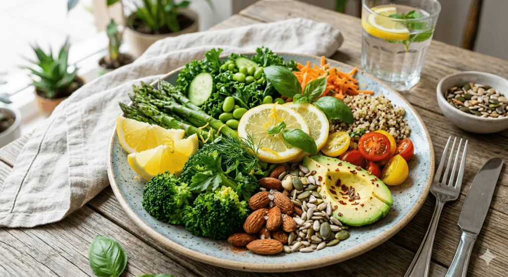 régime alcalin efficace aliments basiques assiette santé