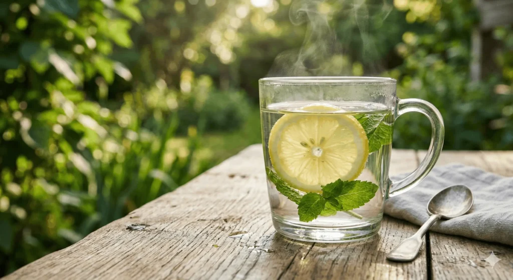 citron régime alcalin eau chaude matin