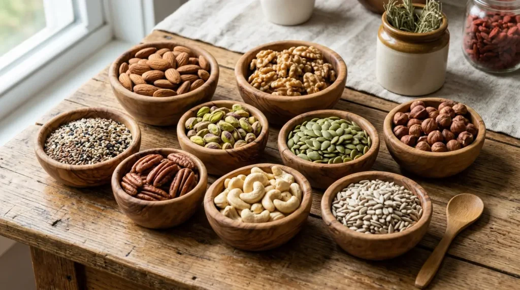 Santé osseuse nutrition: graines riches en magnésium pour la densité osseuse