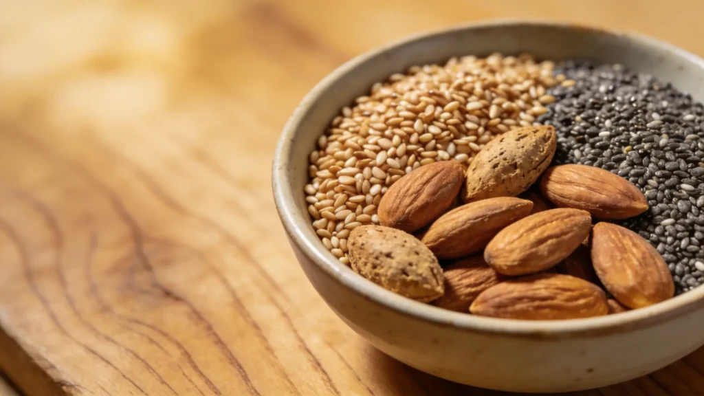 Calcium alimentation: graines riches en calcium alimentation naturelle
